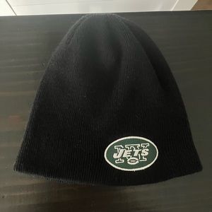 Black New York Jets Beanie